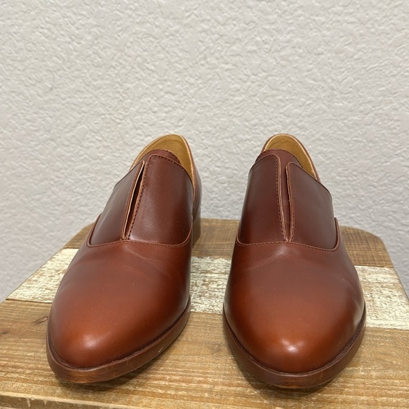 Nisolo Emma d’Orsay Oxford Leather Brandy Size 7.5 - Picture 5 of 11